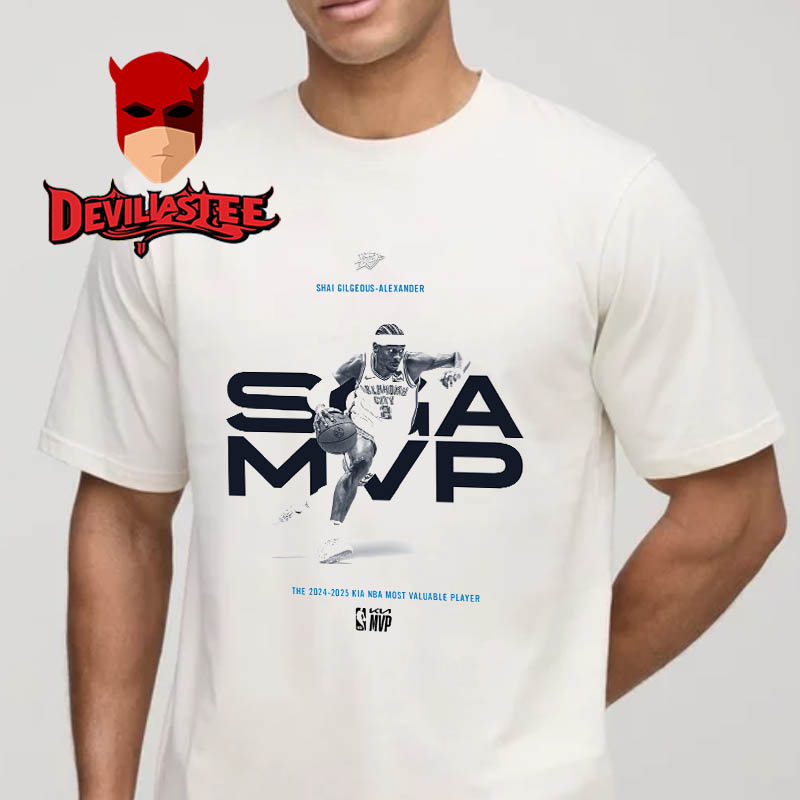Shai Gilgeous Alexander OKC NBA MVP 2025 Most Valuable Player Unisex T-Shirt Shai Gilgeous Alexander OKC NBA MVP 2025 Most Valuable Player Unisex T-Shirt