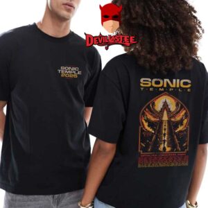 Sonic Temple 2025 Columbus OH Climb Lineup Two Sided T-Shirt