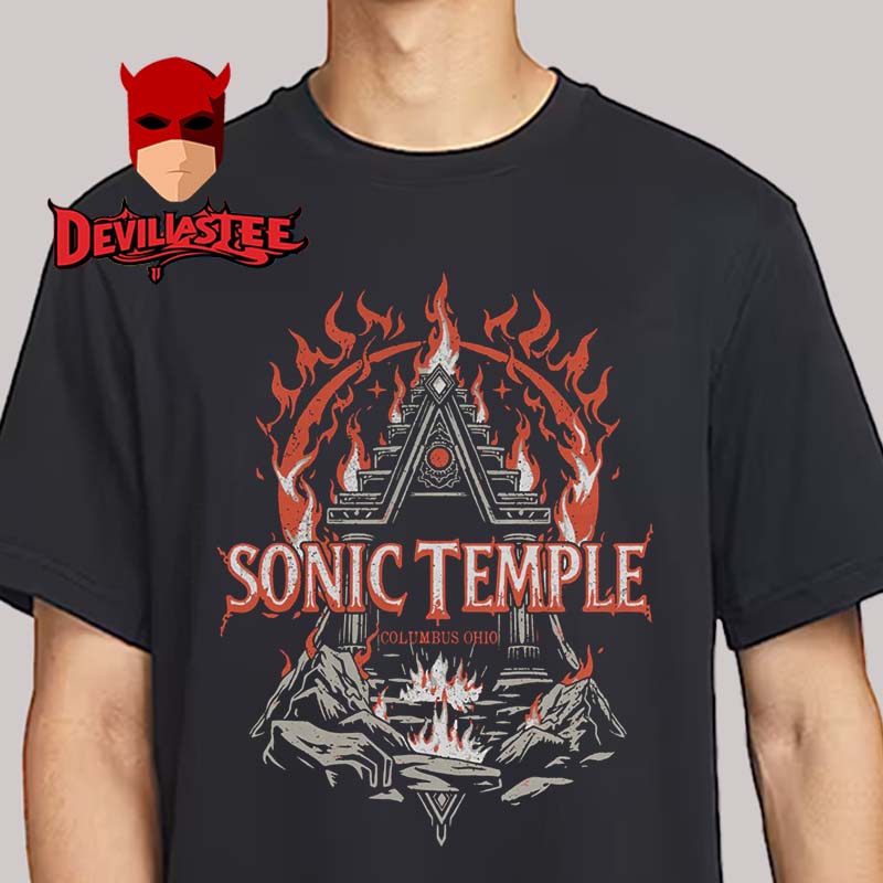 Sonic Temple 2025 Columbus OH Corridor Unisex T-Shirt Sonic Temple 2025 Columbus OH Corridor Unisex T-Shirt