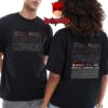 Sonic Temple 2025 Columbus OH Moon Phase Lineup Two Sided T-Shirt