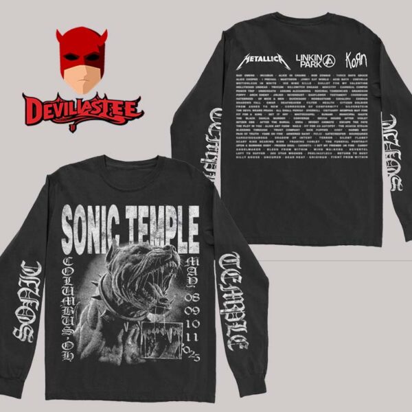 Sonic Temple 2025 Columbus OH Lineup Rabid All Over Print Sweater Longsleeve Tee