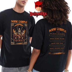 Sonic Temple 2025 Columbus OH Night Terror ST Lineup Two Sided T-Shirt