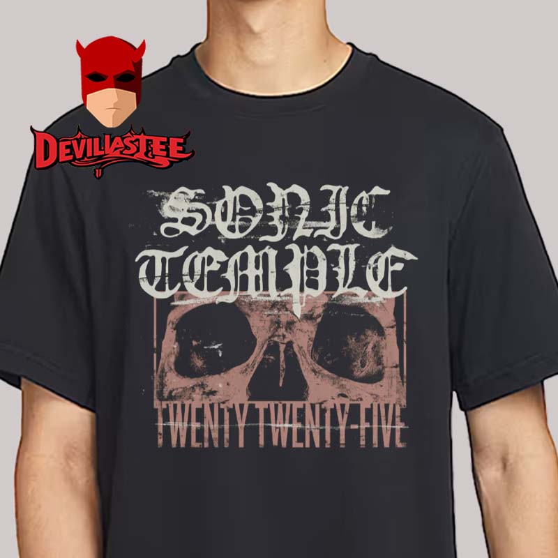 Sonic Temple 2025 Columbus OH Skull Death Stare Unisex T-Shirt Sonic Temple 2025 Columbus OH Skull Death Stare Unisex T-Shirt