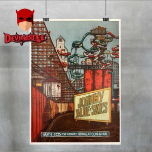Sturgill Simpson aka Johnny Blue Skies Minneapolis 2025 The Armory On May 6th Home Decor Poster Canvas