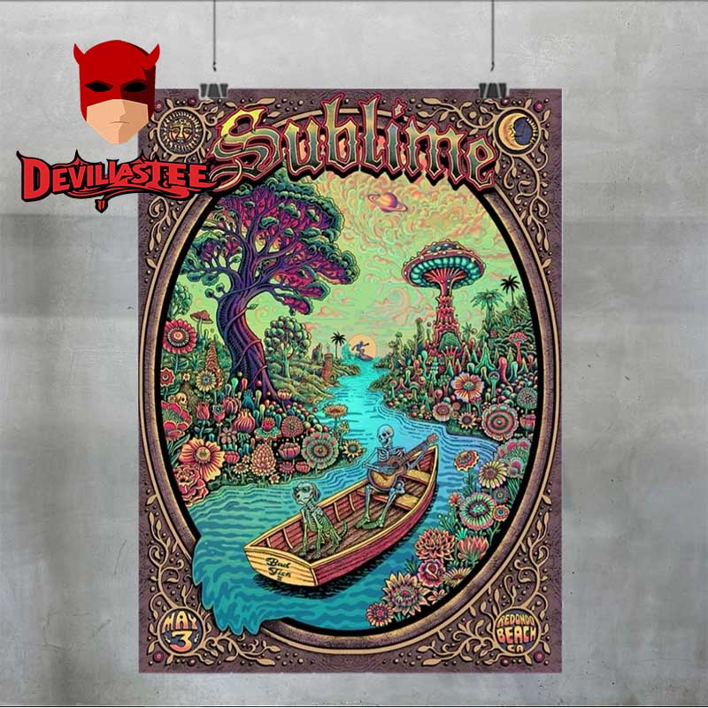 Sublime Redondo Beach California 2025 On May 3rd Home Decor Poster Canvas Sublime Redondo Beach California 2025 On May 3rd Home Decor Poster Canvas
