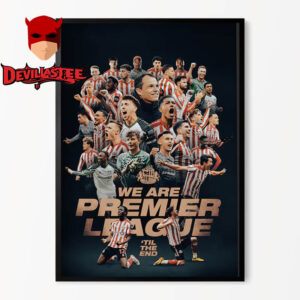 Sunderland Play-Off Winners We Are Premier League Til The End Print Home Decor Poster Canvas