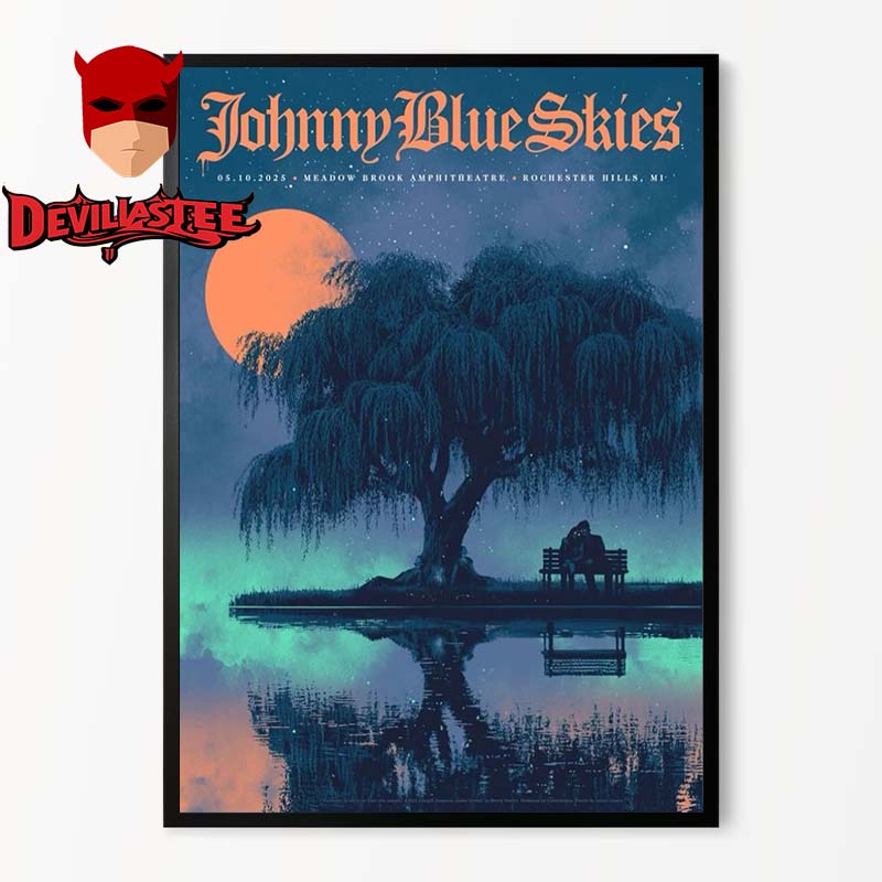 Surgill Simpson aka Johnny Blue Skies Rochester Hills Michigan 2025 Meadow Brook Amphitheater On May 10th Home Decor Poster Canvas Surgill Simpson aka Johnny Blue Skies Rochester Hills Michigan 2025 Meadow Brook Amphitheater On May 10th Home Decor Poster Canvas