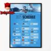 Washington Commanders Home For Christmas On December 25th 2025 Home Decor Poster Canvas