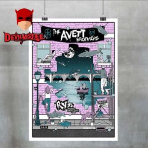 The Avett Brothers Richmond VA 2025 virginia Credit Union Stadium On May 8th Home Decor Poster Canvas