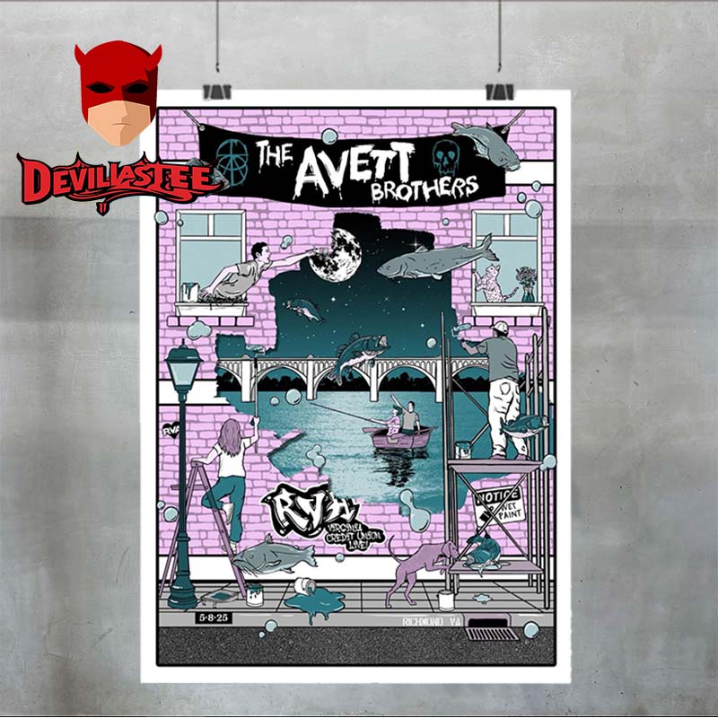 The Avett Brothers Richmond VA 2025 virginia Credit Union Stadium On May 8th Home Decor Poster Canvas The Avett Brothers Richmond VA 2025 virginia Credit Union Stadium On May 8th Home Decor Poster Canvas