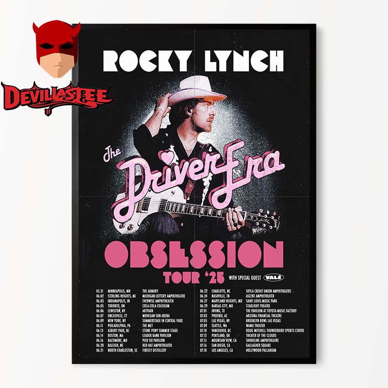 The Driver Era Ross Lynch 2025 Obsession World Tour Dates Home Decor Poster Canvas The Driver Era Ross Lynch 2025 Obsession World Tour Dates Home Decor Poster Canvas