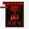 Billy Strings Spring Tour 2025 May 13th To 25th Outlaw Tour Home Decor Poster Canvas