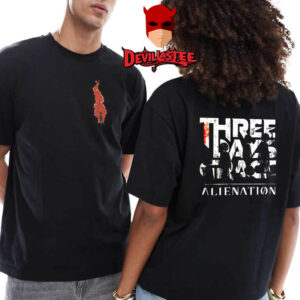 Three Days Grace Alienation Album Two Sided T-Shirt