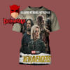 Thunderbolts The New Avengers Marvel Studio 2025 Not Super Not Heroes Not Giving Up All Over Print T-Shirt