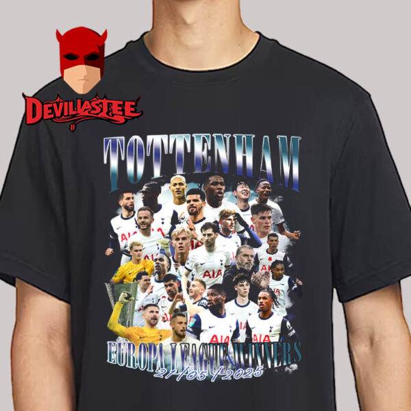 Tottenham Europa League Winners 2025 Champions Unisex T-Shirt