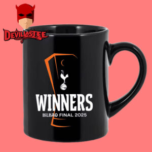 Tottenham Hotspur Europa League 2025 Champions Winners Ceramic Mug Cup