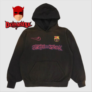 Travis Scott Barcelona Cactus Jack 2025 Nike Spray Logo Hoodie