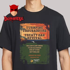 Turnpike Troubadours And Treaty Oak Revival Ridgedale MO 2025 On August 30th Unisex T-Shirt