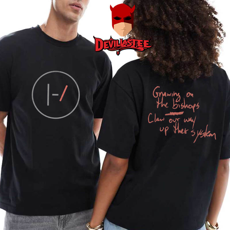 Twenty One Pilots Blurryface Anniversary 2025 Doubt Two Sided T-Shirt Twenty One Pilots Blurryface Anniversary 2025 Doubt Two Sided T-Shirt