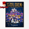 USA Hockey Men National Win IIHF World Championship Golden 2025 Home Decor Poster Canvas