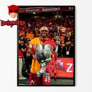 Victor Osimhen Galatasaray SK Turkish Cup Winners 2025 Champions 19th Home Decor Poster Canvas