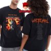 Whitechapel Hymns Over Europe 2025 Tour Dates Two Sided T-Shirt