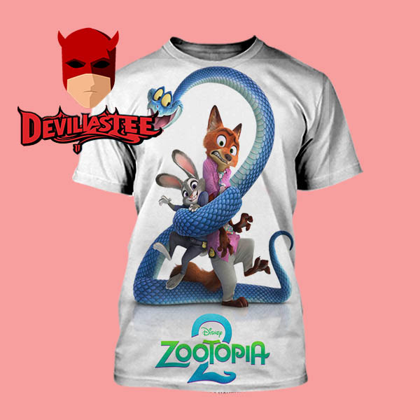 Zootopia 2 Disney In Theaters November 26th 2025 All Over Print T-Shirt Zootopia 2 Disney In Theaters November 26th 2025 All Over Print T-Shirt