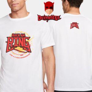 Rock Am Ring 2025 Nurburgring Nurnberg 40th Anniversary Retro Rock Blast Two Sided T-Shirt