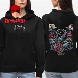 Rock Am Ring 2025 Nurburgring Nurnberg On June 8th Scorpion N Roses Two Sided Hoodie