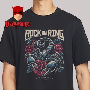Rock Am Ring 2025 Nurburgring Nurnberg On June 8th Scorpion N Roses Unisex T-Shirt