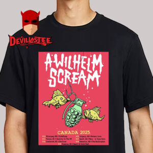 A Wilhelm Scream Live Concert Canada 2025 Schedule Tour Dates Unisex T-Shirt