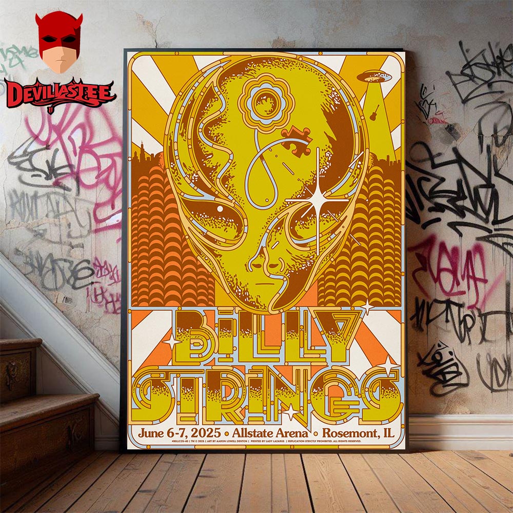 Billy Strings 2 Night At Allstate Arena Rosemont IL Home Decor Poster Canvas Billy Strings 2 Night At Allstate Arena Rosemont IL Home Decor Poster Canvas