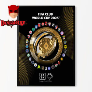 FIFA Club World Cup 2025 Poster 32 Teams 1 Trophy Home Decor Poster Canvas