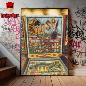 Goose The Band On June 10-11th 2025 At the Factory St Louis MO Home Decor Poster Canvas