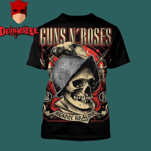 Gun N Rose At Hradec Kralove Czechia On June 15th 2025 All Over Print Shirt Gun N Rose At Hradec Kralove Czechia On June 15th 2025 All Over Print Shirt