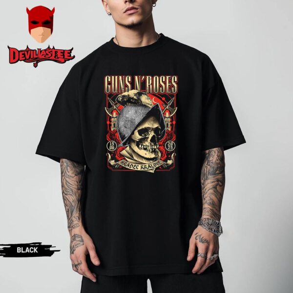 Gun N Rose At Hradec Kralove Czechia On June 15th 2025 Unisex T Shirt