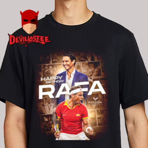 Happy Birthday Rafael Nadal Tennis Legend Vamos Unisex T-Shirt