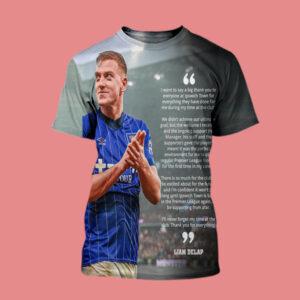 Liam Delap Says Thank You To Ipswich Town To Join Chelsea FC All Over Print Shirt