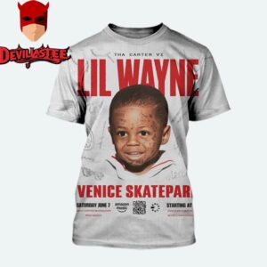 Lil Wayne New Album Tha Carter VI Venice Beach Skatepark Takeover In Saturday June 7th 2025 All Over Print Shirt