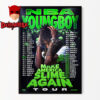 NBA YoungBoy MASA Tour 2025 Schedule Cities Tour Dates Make America Slime Again Home Decor Poster Canvas
