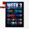 NFL Preseason 2025 Poster Match Schedule Week 3 On August 23 2025 Home Decor Poster Canvas