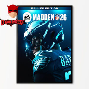NFL Saquon Barkley Philadelphia Eagles Player Signature QB The MVP Bundle All In Madden 26 Home Decor Poster Canvas