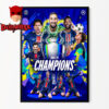 PSG Paris Saint-Germain The Champions 2025 UEFA Champions League Munich Final Home Decor Poster Canvas