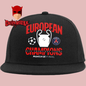 PSG UCL Champions 2025 European Champions Graphic Hat Cap