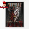 Powerwolf Band Summer Of The Wicked 2025 Poster Schedule Tour Dates Home Decor Poster Canvas