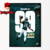 Saquon Barkley NFL First Eagles Offensive Player To Join The 99 Club Madden NFL 26 Exclusive Poster Home Decor Poster Canvas