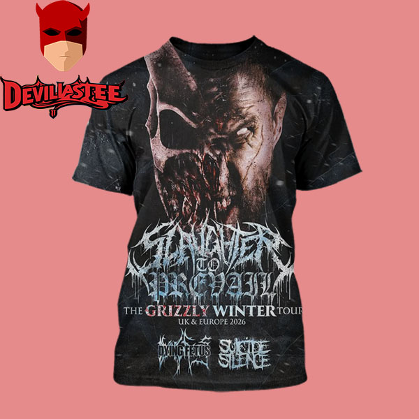 Slaughter To Prevail The Grizzly Winter Tour UK And Europe 2026 Schedule Tour Dates All Over Print Shirt Slaughter To Prevail The Grizzly Winter Tour UK And Europe 2026 Schedule Tour Dates All Over Print Shirt
