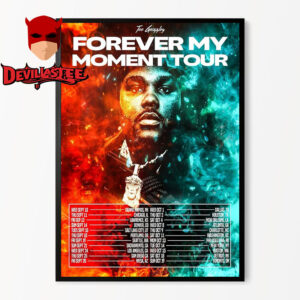 Tee Grizzley Forever My Moment Tour 2025 Schedule Tour Dates Home Decor Poster Canvas