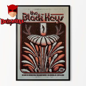 The Black Keys No Rain No Flowers Tour 2025 At The Greek Theater On June 3 2025 Los Angeles Home Decor Poster Canvas
