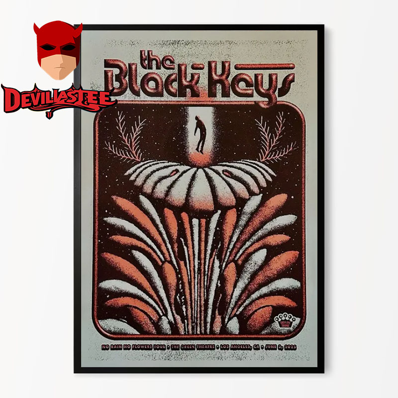 The Black Keys No Rain No Flowers Tour 2025 At The Greek Theater On June 3 2025 Los Angeles Home Decor Poster Canvas The Black Keys No Rain No Flowers Tour 2025 At The Greek Theater On June 3 2025 Los Angeles Home Decor Poster Canvas